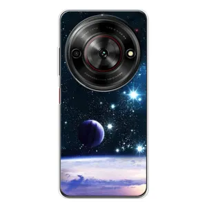 Чехол (ТПУ) с планетами на ZTE Nubia Focus 5G (Космический вид)