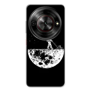 Силиконовый Чехол с принтом "Космонавты" на ZTE Nubia Focus 5G (Космонавт)