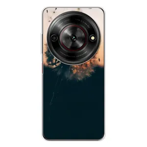 Силиконовый Чехол с одуванчиками на ZTE Nubia Focus 5G (Красивый одуванчик)