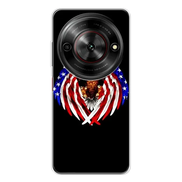Чехол с рисунком «Крылья США» для ZTE Nubia Focus 5G Чехол с рисунком «Крылья США» для ZTE Nubia Focus 5G