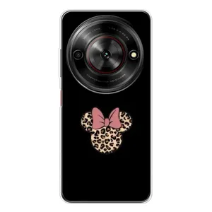 Чехол с леопардовым принтом на ZTE Nubia Focus 5G (Леопардовая Минни)