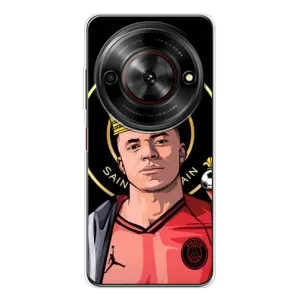 Чехол (TPU) с Футболистом на ZTE Nubia Focus 5G (Mbappe King)