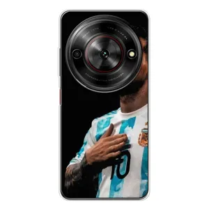 Чехлы Лео Месси Аргентина для ZTE Nubia Focus 5G (Месси Капитан)