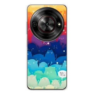 Силіконовий чохол з котиком для ZTE Nubia Focus 5G (Mew)