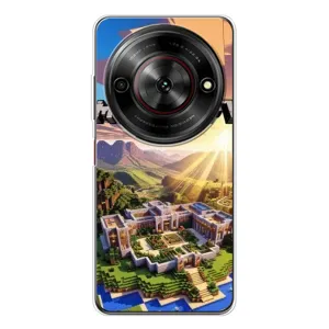 Чехол майнкрафт для ZTE Nubia Focus 5G (MINECRAFT)