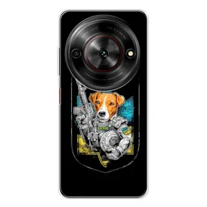 Чехол с принтом для ZTE Nubia Focus 5G (Патрон Воин)