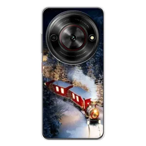 Силіконовий бампер на різдво для ZTE Nubia Focus 5G (Потяг)