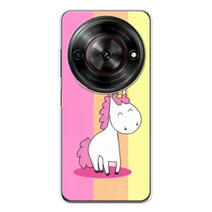 Чехол Unicorn на ZTE Nubia Focus 5G (Радужный Единорог)
