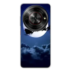 Чохол Санта Клаус для ZTE Nubia Focus 5G (Санта - місяць)
