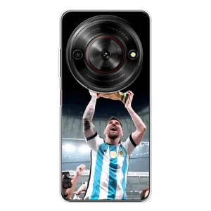Чехлы Лео Месси Аргентина для ZTE Nubia Focus 5G (Счастливый Месси)