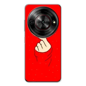 Чехлы (Знак сердечка) на ZTE Nubia Focus 5G (Сердце на красном)
