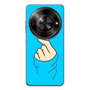Чехлы (Знак сердечка) на ZTE Nubia Focus 5G (Сердце на синем)