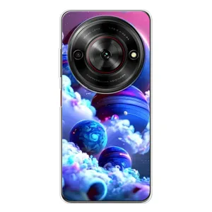 Чехлы КОСМОС для ZTE Nubia Focus 5G (Синие планеты)
