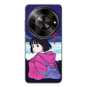 Чехол с персонажами АНИМЕ на ZTE Nubia Focus 5G (Синобу Миякэ)