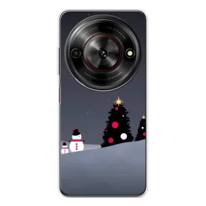 Чехлы на Новый Год ZTE Nubia Focus 5G (Снеговички)