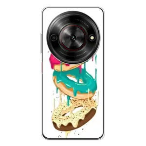 Чехол с изображением вкусной еды для ZTE Nubia Focus 5G (Сочные пончики)