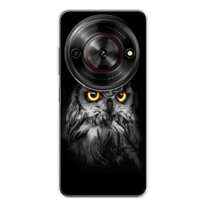 Чохли з принтом СОВИ для ZTE Nubia Focus 5G (Сова на чорному)