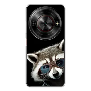 Силіконовий Чохол з Энотами на ZTE Nubia Focus 5G (Стильний Єнот)