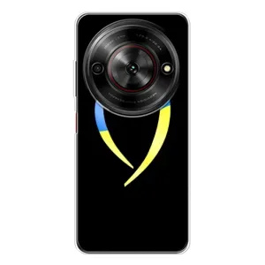 Силиконовый Чехол на ZTE Nubia Focus 5G (Я-Украина) (Украинское сердце)