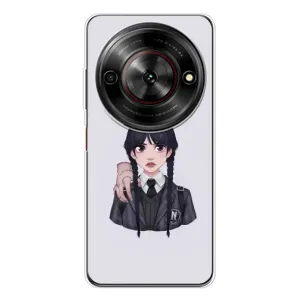 Чехлы с принтом Уэнсдей на ZTE Nubia Focus 5G (Вещь Венсдей)