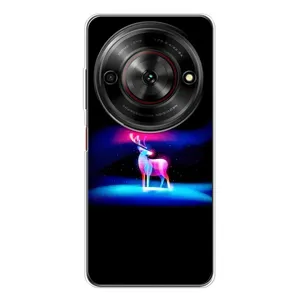 Силіконовий бампер з картинкою звірів для ZTE Nubia Focus 5G (Яскравий олень)