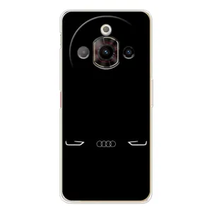 Силиконовый бампер с картинкой машины на ZTE Nubia Focus Pro (Силует Audi)