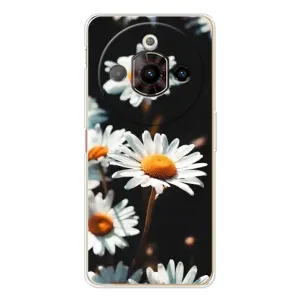 Чехол с ромашками на ZTE Nubia Focus Pro (Белые ромашки)