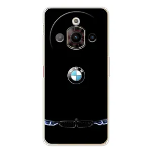 Силиконовый бампер с картинкой машины на ZTE Nubia Focus Pro (Черный BMW)