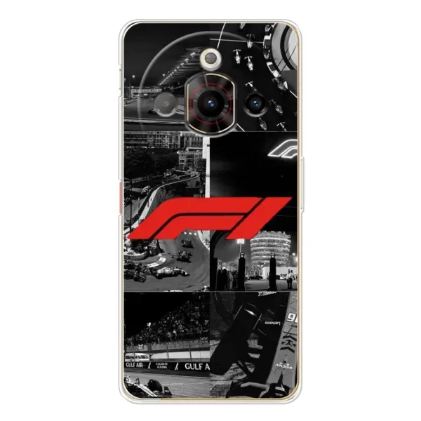 Чехол с рисунком «Коллаж Формула 1» для ZTE Nubia Focus Pro Чехол с рисунком «Коллаж Формула 1» для ZTE Nubia Focus Pro