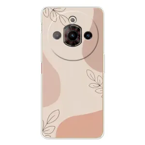 Чехол цветочный дизайн для ZTE Nubia Focus Pro (Коричневый фон)