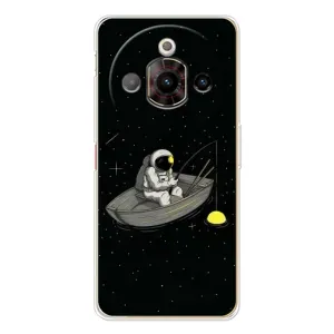 Силіконовый Чохол з принтом "Космонавти" на ZTE Nubia Focus Pro (Космонавт на рибалці)