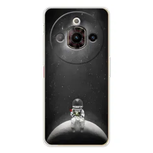 Силіконовый Чохол з принтом "Космонавти" на ZTE Nubia Focus Pro (Космонавт романтик)