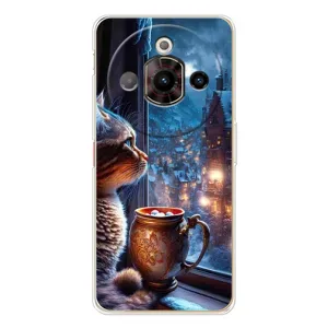 Чехлы на Новый Год ZTE Nubia Focus Pro (Кот новогодний)