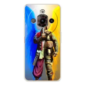 Чехол с картинкой (Патриотический КОЗАК) на ZTE Nubia Focus Pro (Козак с крыльями)
