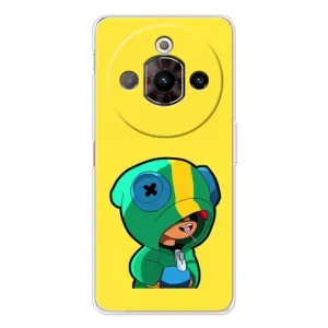Чехол Бравл Старс для ZTE Nubia Focus Pro (Леон (LEON))