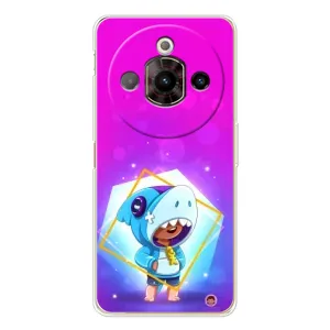 Чехол Бравл Старс для ZTE Nubia Focus Pro (Леон в костюме Акулы)