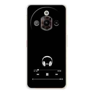 Чехол с картинками на черном фоне для ZTE Nubia Focus Pro (Плеер)