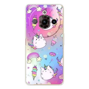 Чехол Unicorn на ZTE Nubia Focus Pro (Радуга и Единорог)