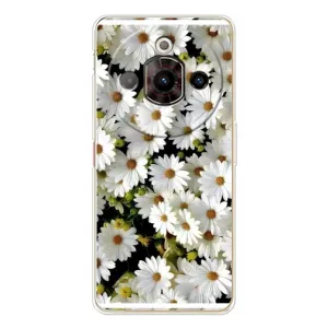 Чехол с ромашками на ZTE Nubia Focus Pro (Рамка в ромашках)
