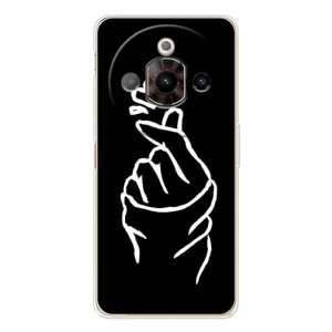 Чехлы (Знак сердечка) на ZTE Nubia Focus Pro (Сердце на черном)