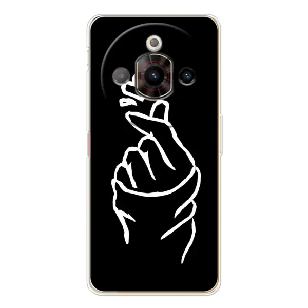 Чехол с рисунком «Сердце на черном» для ZTE Nubia Focus Pro Чехол с рисунком «Сердце на черном» для ZTE Nubia Focus Pro