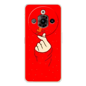 Чехлы (Знак сердечка) на ZTE Nubia Focus Pro (Сердце на красном)