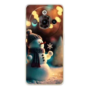 Чехлы на Новый Год ZTE Nubia Focus Pro (Снеговик праздничный)