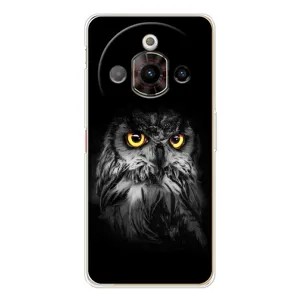 Чехлы с принтом СОВЫ для ZTE Nubia Focus Pro (Сова на чёрном)