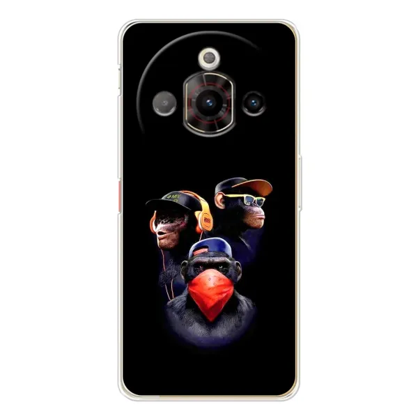 Чехол с рисунком «Три обезьяны» для ZTE Nubia Focus Pro Чехол с рисунком «Три обезьяны» для ZTE Nubia Focus Pro