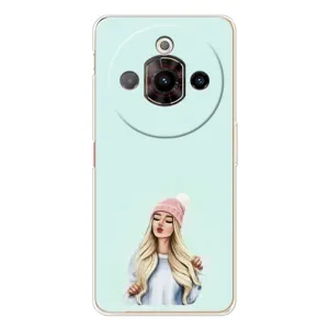 Силиконовый Чехол на ZTE Nubia Focus Pro с картинкой Стильных Девушек (В шапке)
