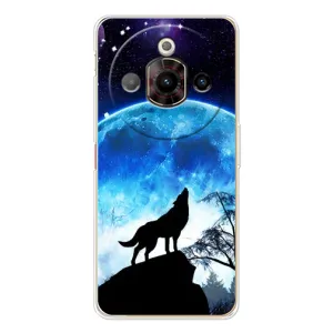 Чохол з Вовком на ZTE Nubia Focus Pro (Виє на місяць)