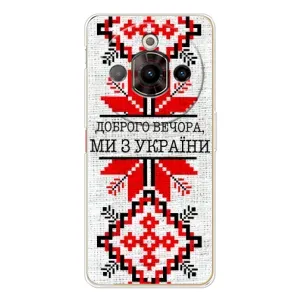 Силиконовый Чехол на ZTE Nubia Focus Pro (Вышиванка Доброго вечера)
