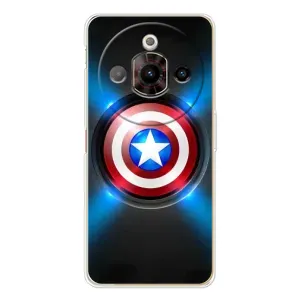 Чехол с Щитом Капитана Америки на ZTE Nubia Focus Pro (Яркий Щит Капитана)