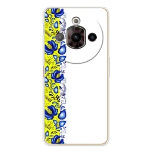 Силиконовый Чехол на ZTE Nubia Focus Pro с картинкой Вышиванки (Желто-синяя вышиванка)